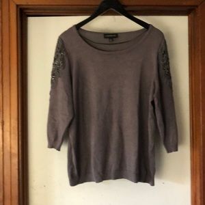 Gray Lane Bryant sweater